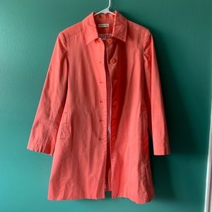 Amanda Smith Women’s Trench Coat - Peach - Size 16